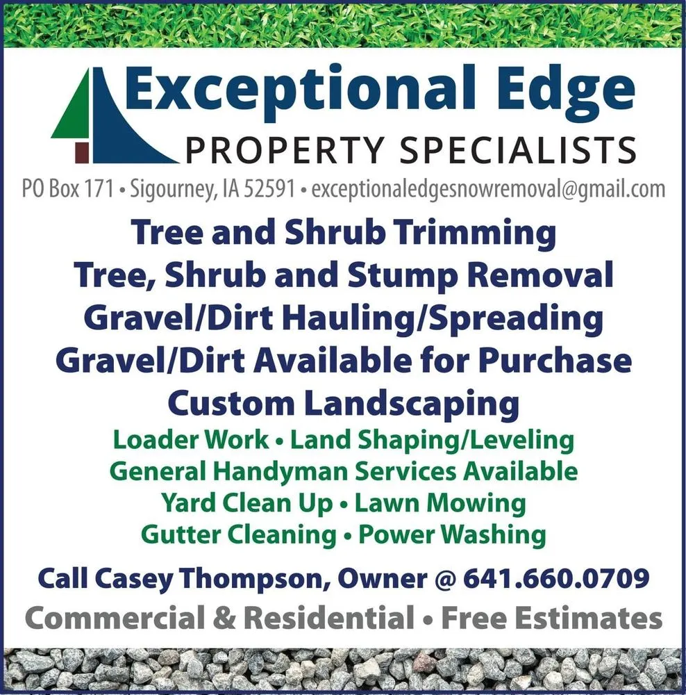 Local residential landscaping in Sigourney, IA - Exceptional Edge