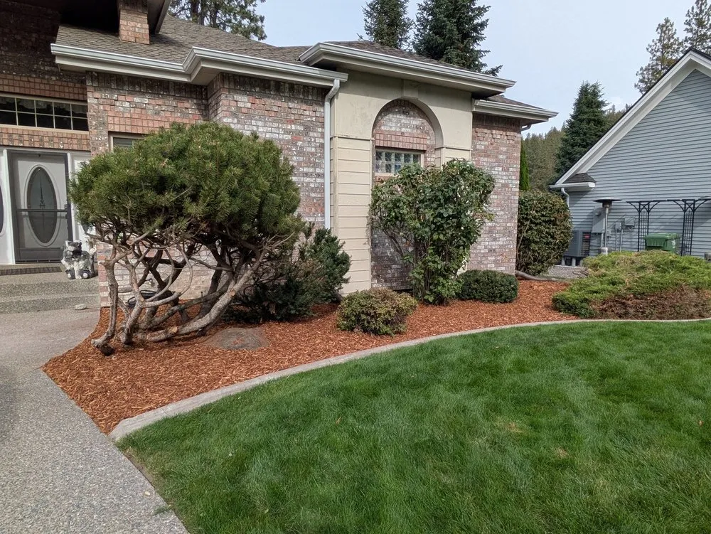 Custom lawn mowing service in Spokane, WA by Exceptional Landscaping