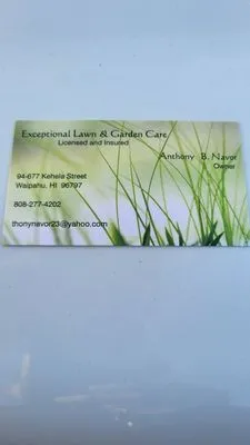 Exceptional Lawn & Garden Care Logo