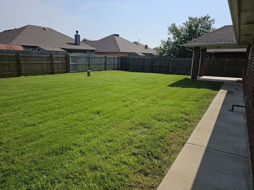 Affordable yard cleanup service for homes in Norman, OK by Exciting Landscape