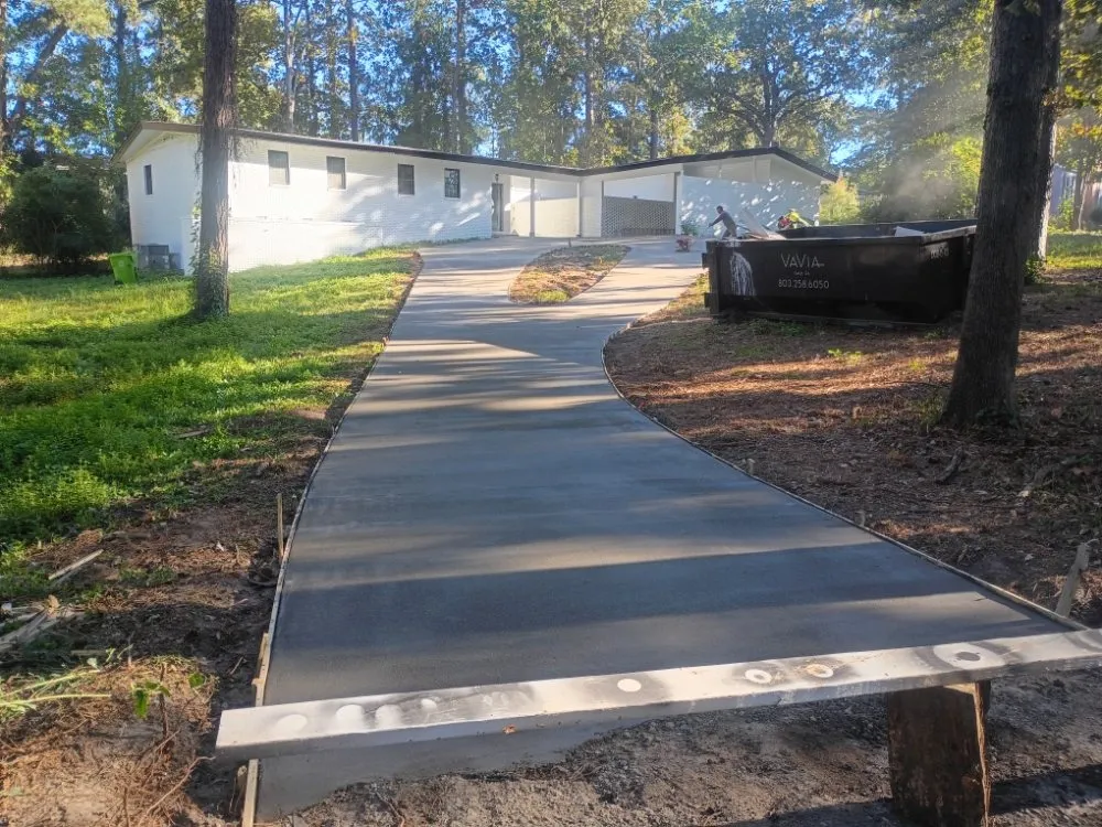 Top-rated yard cleanup service in Columbia, SC by Exclusive Concrete and Landscaping