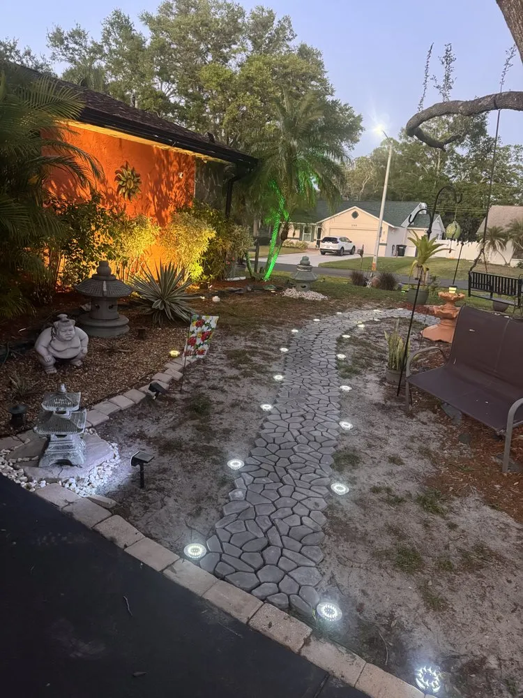 Professional garden landscaping for year-round maintenance in Clearwater, FL by Exclusive Estate and Landscapes