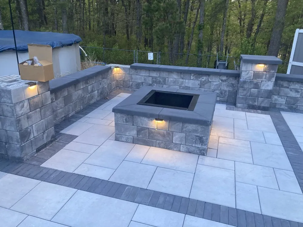 Professional outdoor landscaping with custom design across Abington, MA - Exclusive Hardscapes