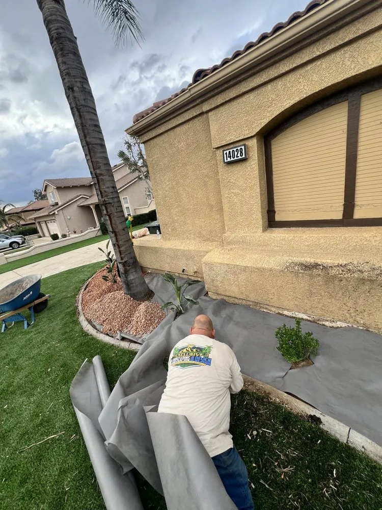 Custom yard maintenance in Hesperia, CA by Exclusive Landscape & Design
