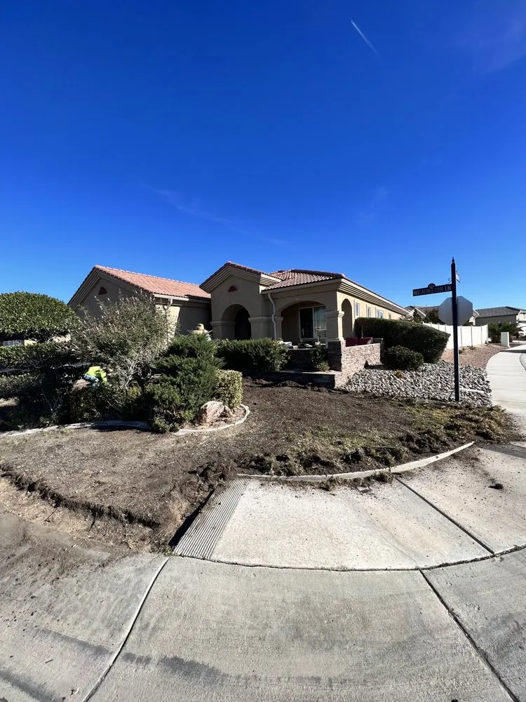 Expert landscape installation with custom design in Hesperia, CA by Exclusive Landscape & Design