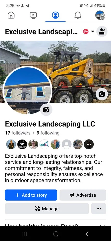 Local lawn mowing service in Houston, TX by Exclusive Landscaping