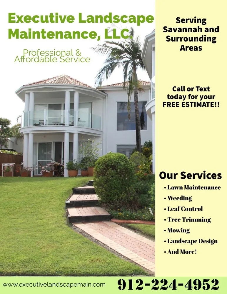 Affordable outdoor landscaping in Savannah, GA - Executive Landscape Maintenance