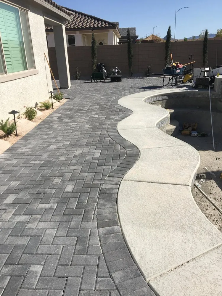 Custom landscape installation for beautiful yards in Las Vegas, NV by Exit 1 Brothers