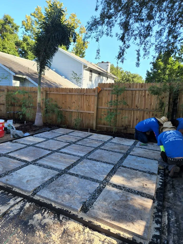 Local yard cleanup service for beautiful yards in Orlando, FL by Exotic Landscaping Design