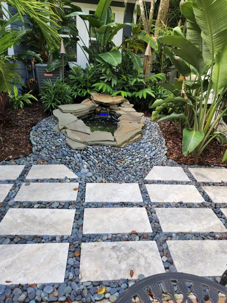 Local garden landscaping for beautiful yards in Orlando, FL by Exotic Landscaping Design