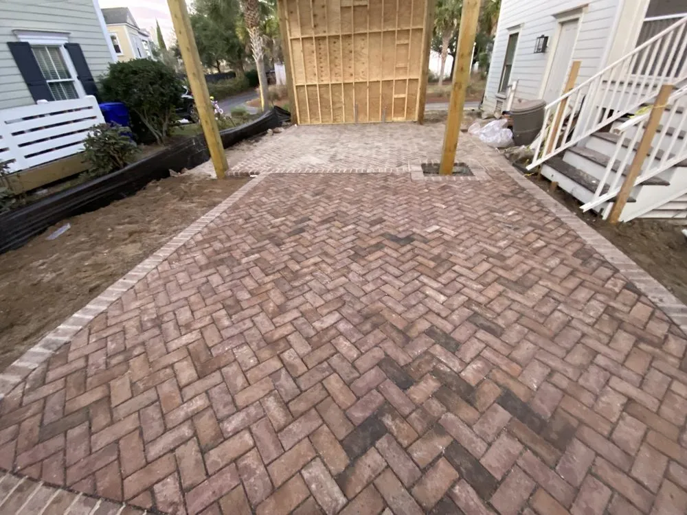 Professional landscape installation for homes in Ladson, SC by Expert Construction