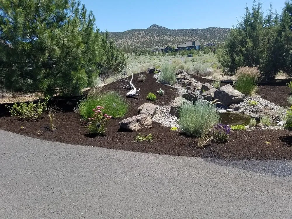 Professional landscape installation for residential properties in Bend, OR by Expert Lawn Care