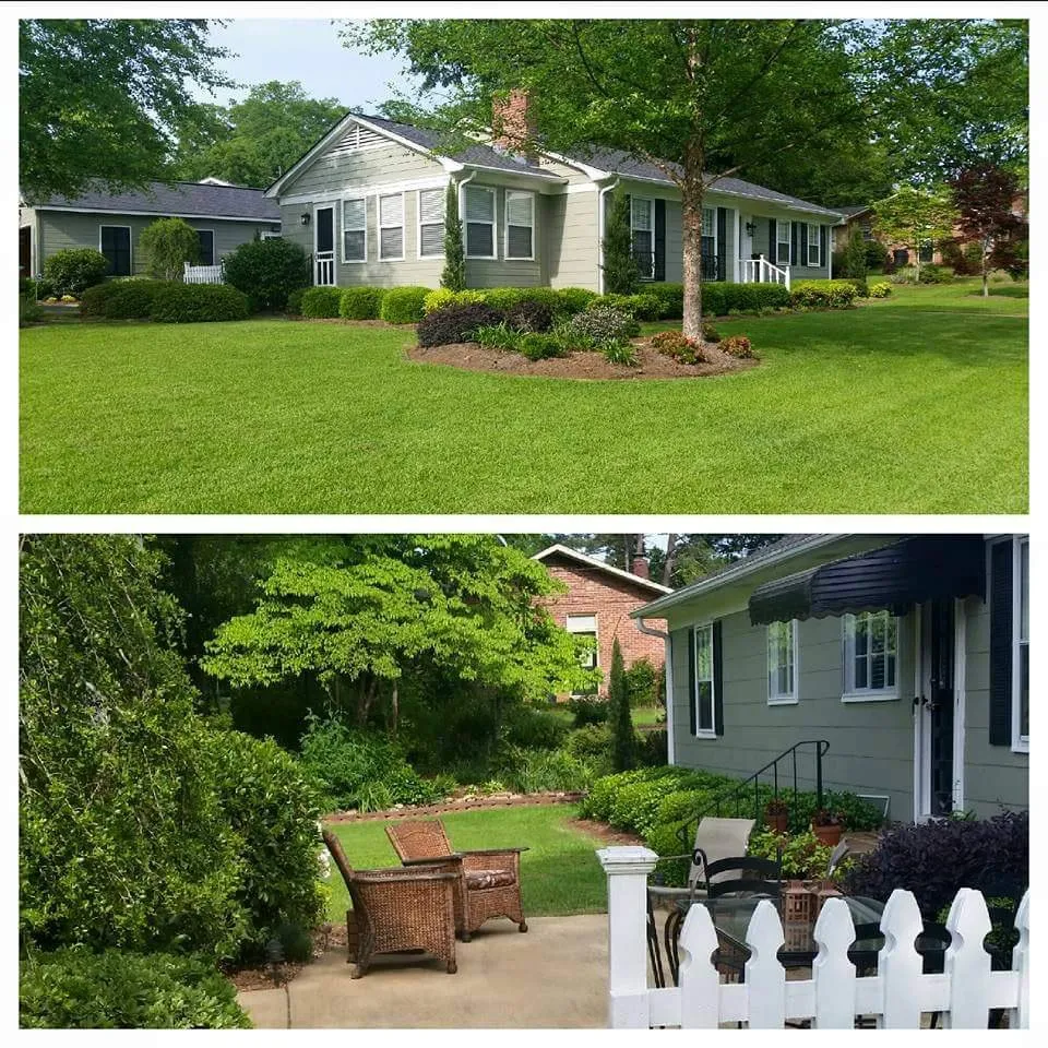 Custom outdoor landscaping in Opelika, AL by Exposition Lawn & Grounds Care