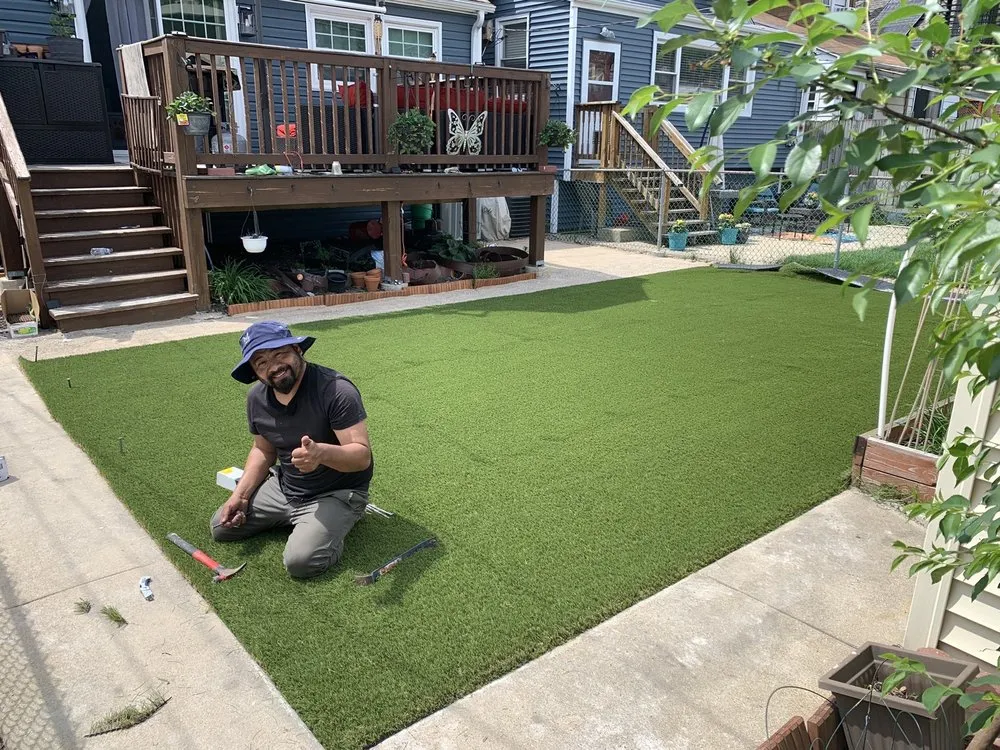 Top-rated landscape installation in Chicago, IL by Express General Construction