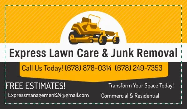 Express Lawn Care & Junk Removal Logo