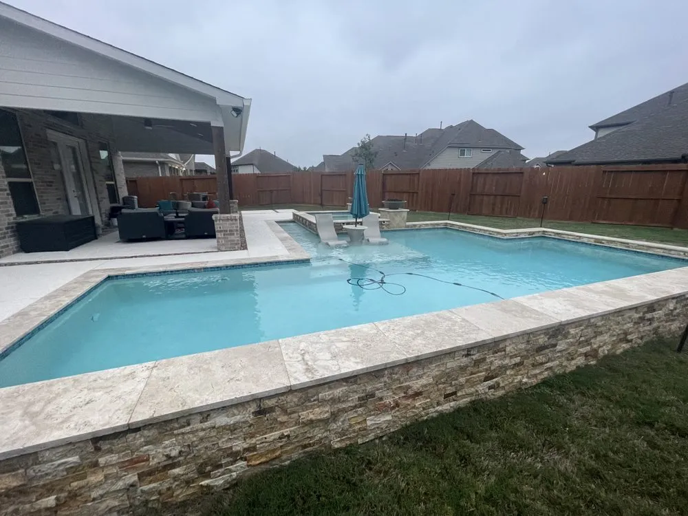 Expert yard cleanup service in Cypress, TX - Expression Custom Pools