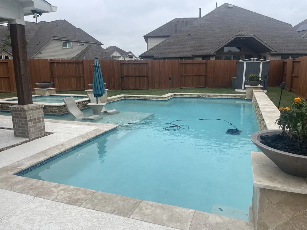 Reliable landscaping services for residential properties in Cypress, TX by Expression Custom Pools