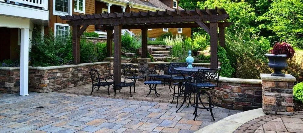 Local residential landscaping with custom design in Novelty, OH by Exscape Designs