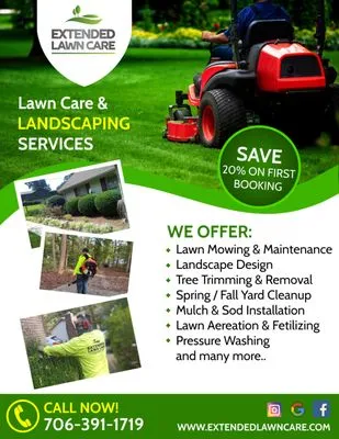 Extended Lawn Care Logo