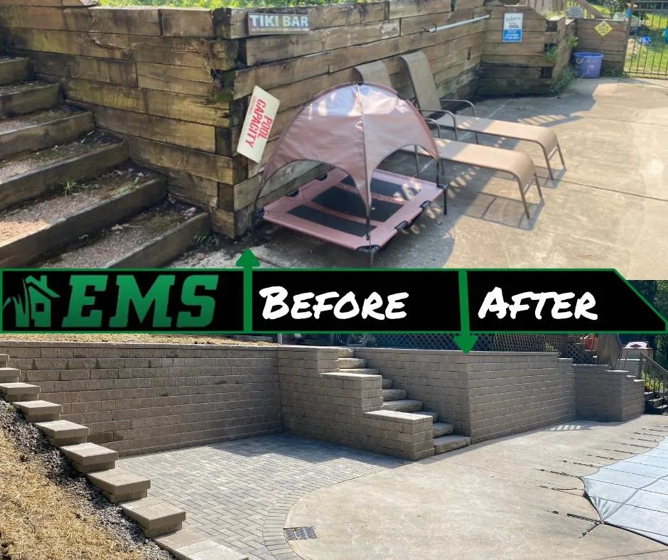 Affordable landscape installation for homes in Howell, MI by Exterior Management Services