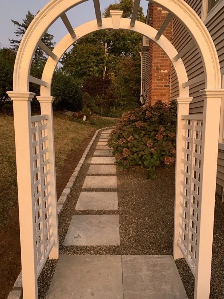 Professional lawn mowing service in Danbury, CT by Exterior Services