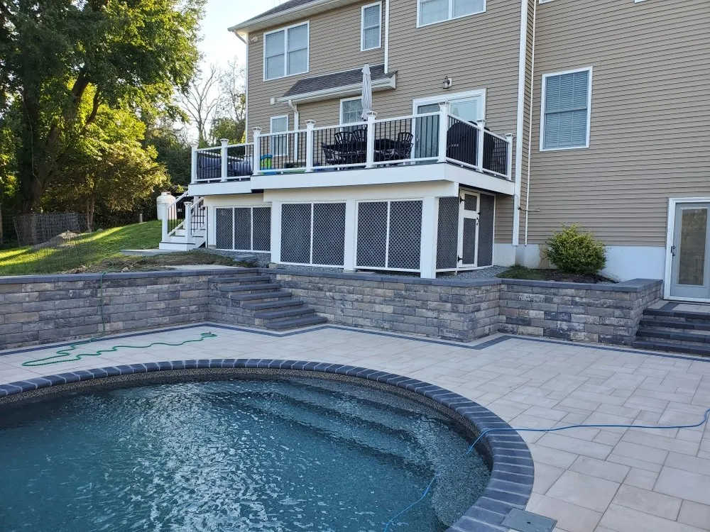 Professional garden landscaping in Danbury, CT by Exterior Services