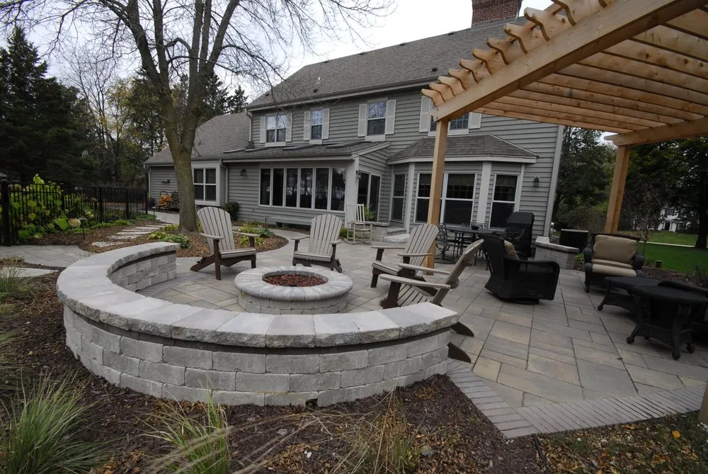 Local landscape installation in Mequon, WI by Exteriors Unlimited Landscape Contractors