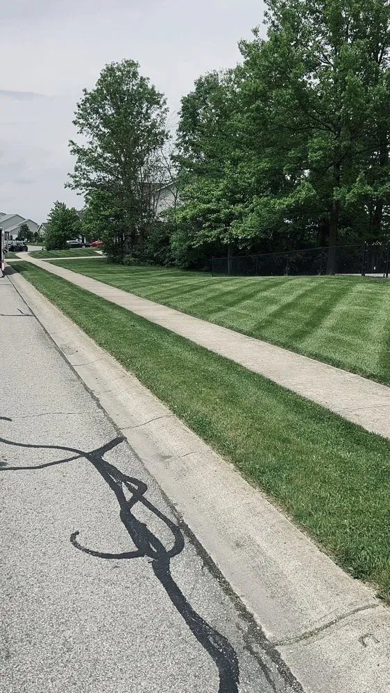 Professional lawn mowing service for residential properties in Indianapolis city, IN by Extra Green Grass