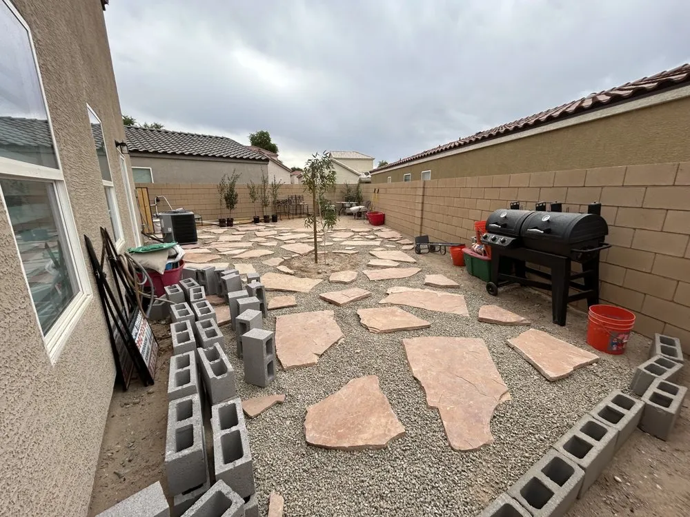 Professional landscape installation in Bullhead City, AZ - Extra Hands Service