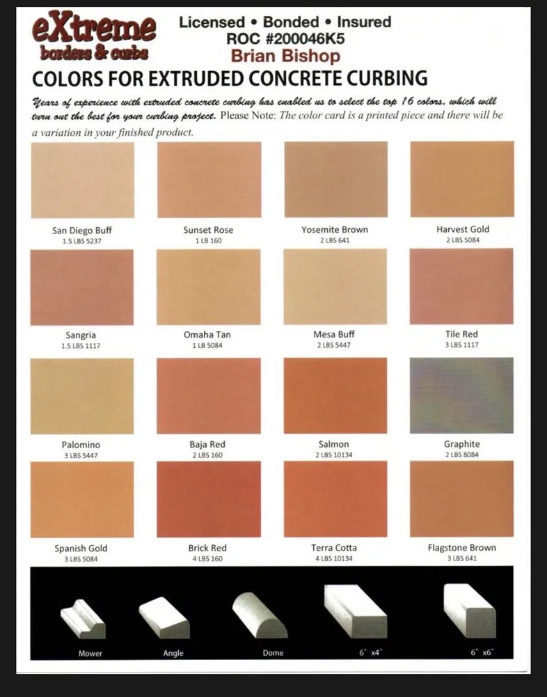 Professional garden landscaping for homes across Peoria, AZ - Extreme Borders and Curbs