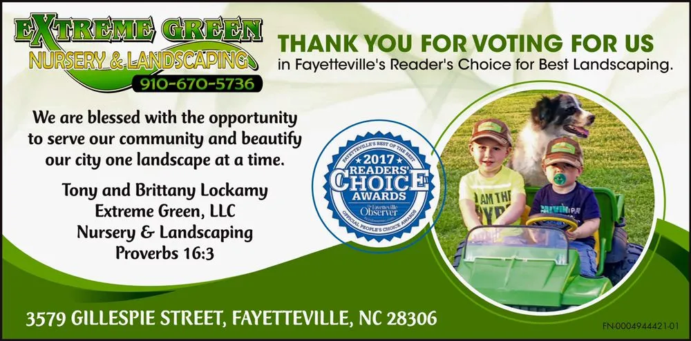 Expert garden landscaping for beautiful yards across Fayetteville, NC - Extreme Green