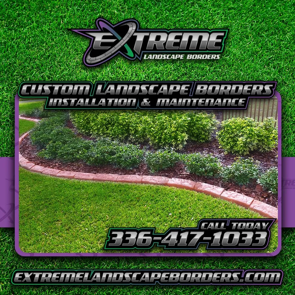 Local garden landscaping experts serving Gibsonville, NC - Extreme Landscape Borders