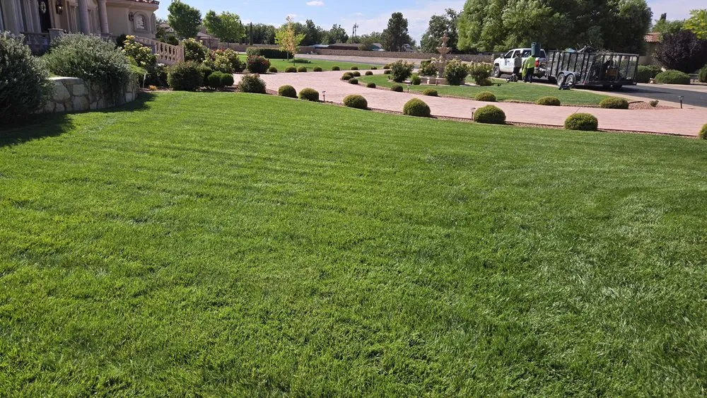 Reliable lawn mowing service for homes in Las Cruces, NM by Extreme Landscaping