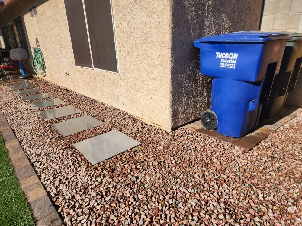 Trusted lawn mowing service for residential properties in Tucson, AZ by Exxcell Landscaping