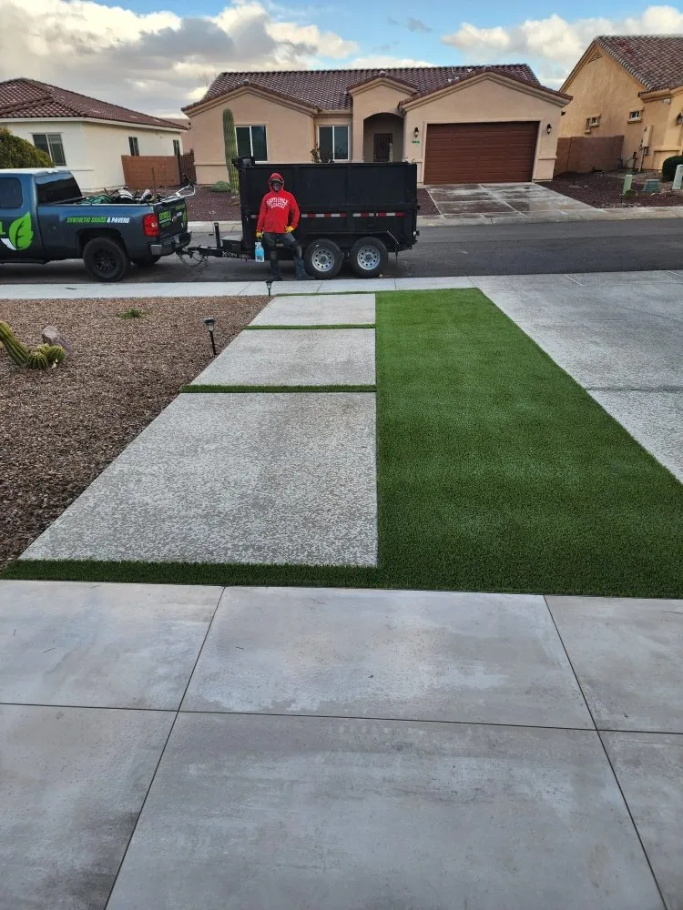 Professional yard maintenance in Tucson, AZ by Exxcell Landscaping