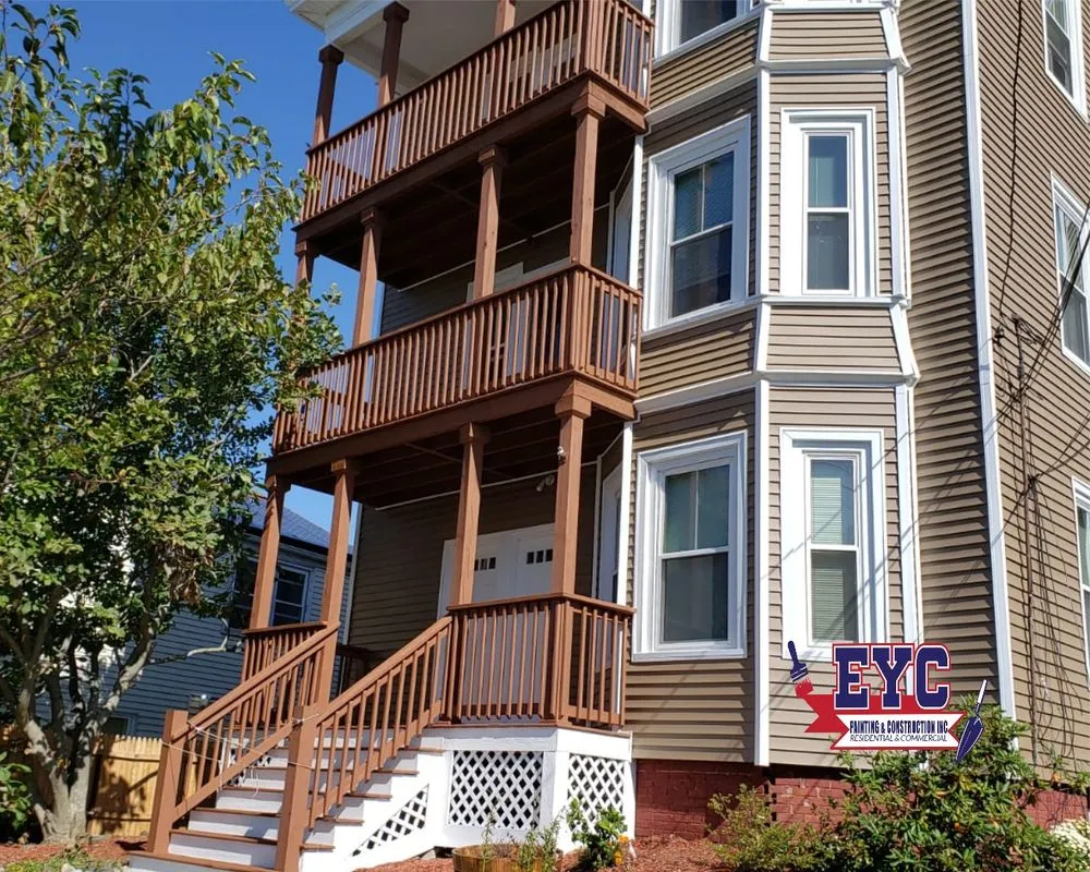 Affordable landscape design for residential properties in Lynn, MA by EYC Painting and Construction
