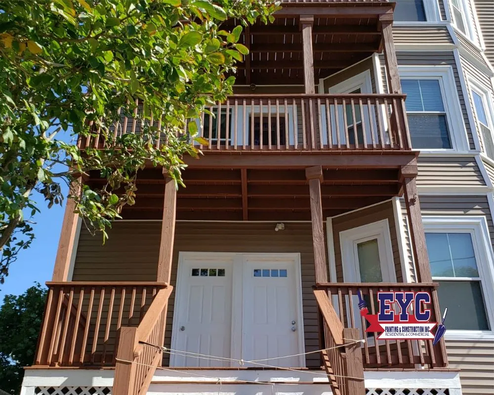 Custom landscape design with custom design in Lynn, MA by EYC Painting and Construction