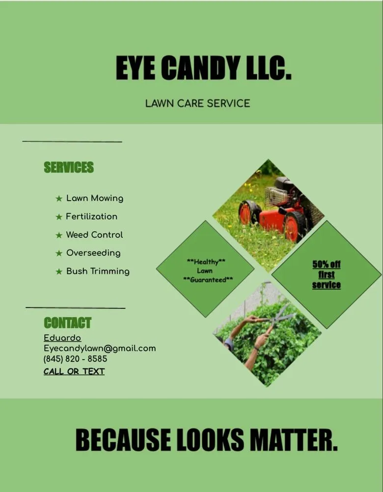 Local yard maintenance for residential properties in Milton, FL by Eye Candy