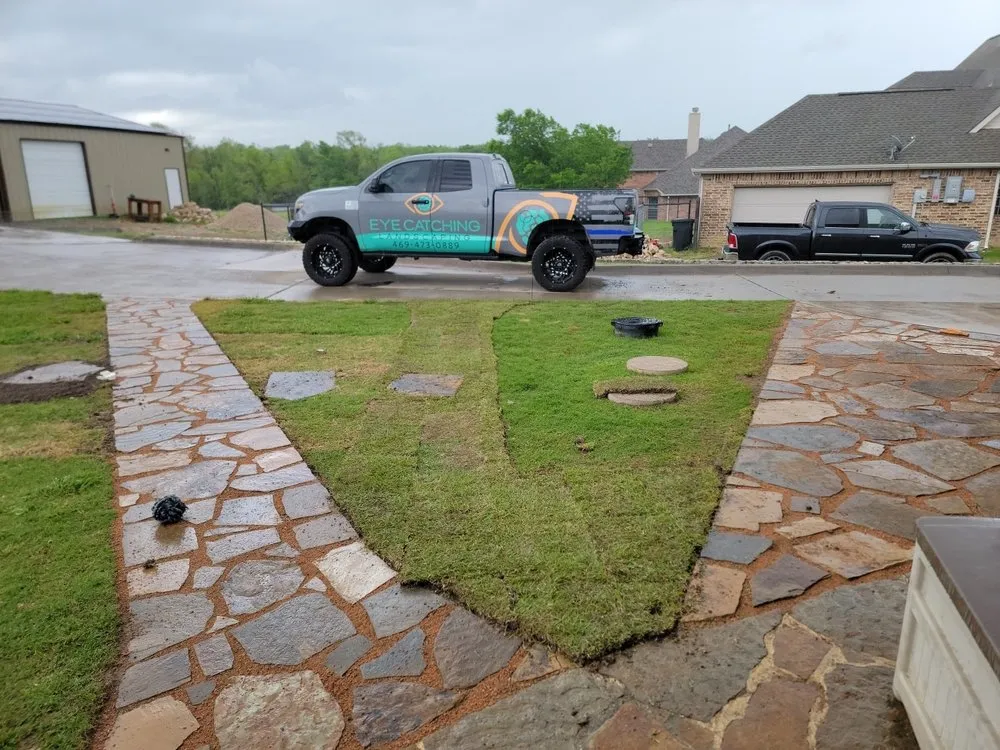 Trusted outdoor landscaping with custom design across Wylie, TX - Eye Catching Landscaping