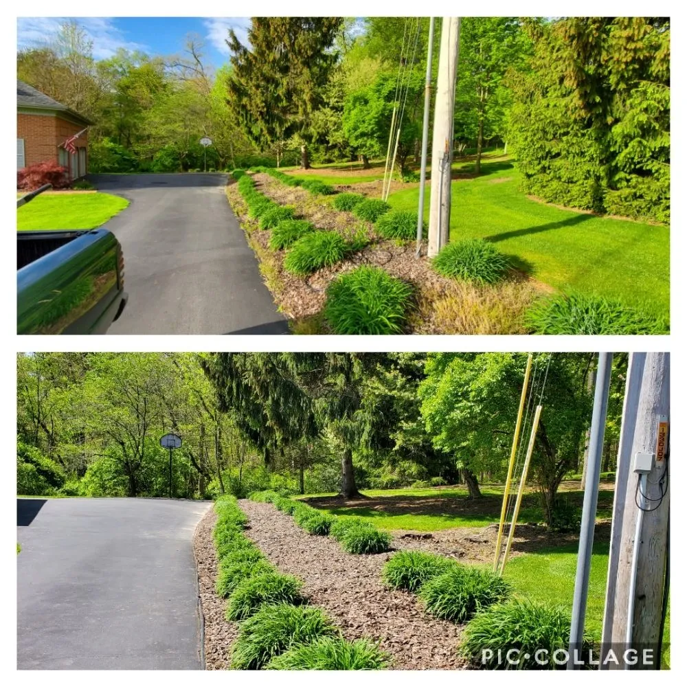 Custom garden landscaping in Mansfield, OH by Eyink Landscaping