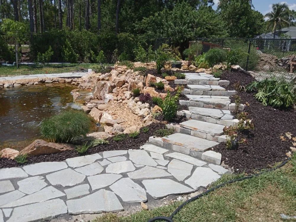 Affordable landscape installation for beautiful yards across Lehigh Acres, FL - Eywa's Creations