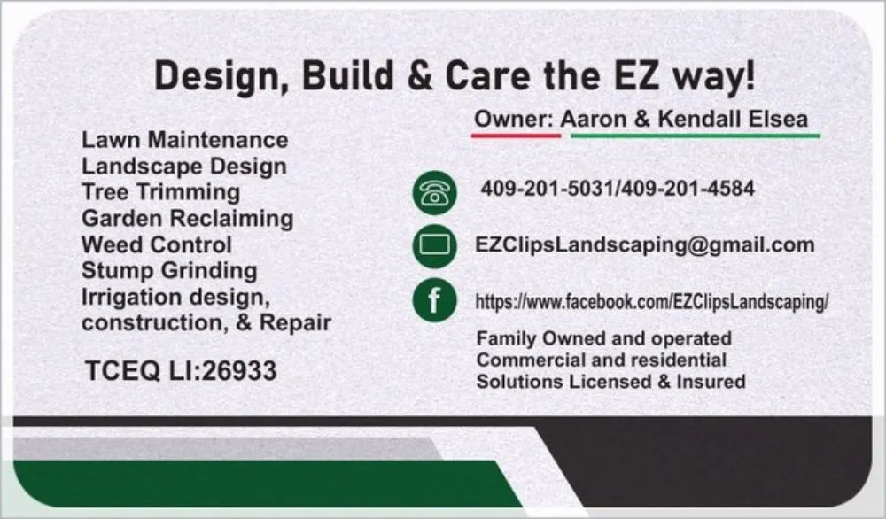 Local garden landscaping for year-round maintenance across Roganville, TX - EZ Clips Landscaping