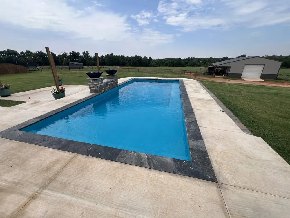 Custom landscape installation in Newcastle, OK - EZ-Flow Irrigation And Landscaping