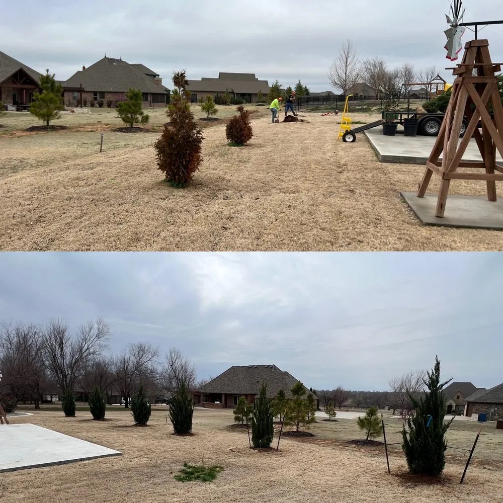 Custom garden landscaping in Newcastle, OK - EZ-Flow Irrigation And Landscaping