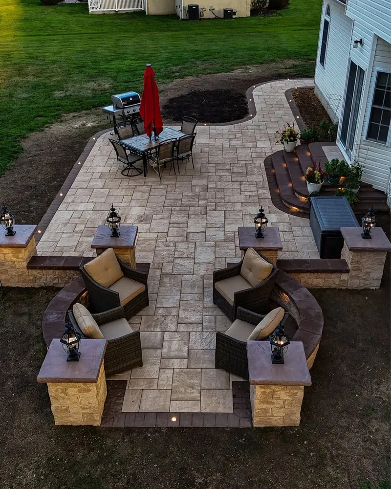 Professional outdoor landscaping with custom design across Williamstown, NJ - EZ Hardscaping & Landscaping