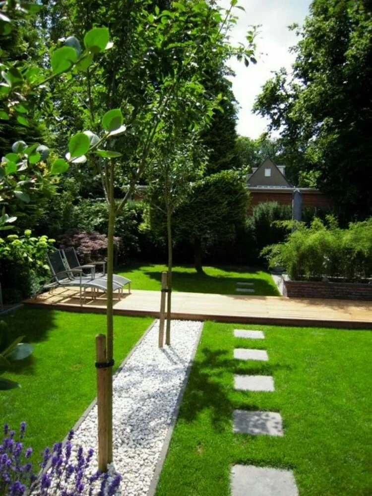 Top-rated garden landscaping with custom design in Allen, TX by EZ Landscape & Tree Services
