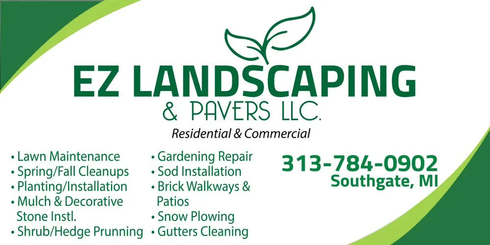 Professional landscape installation in Lincoln Park, MI by EZ Landscaping & Paving