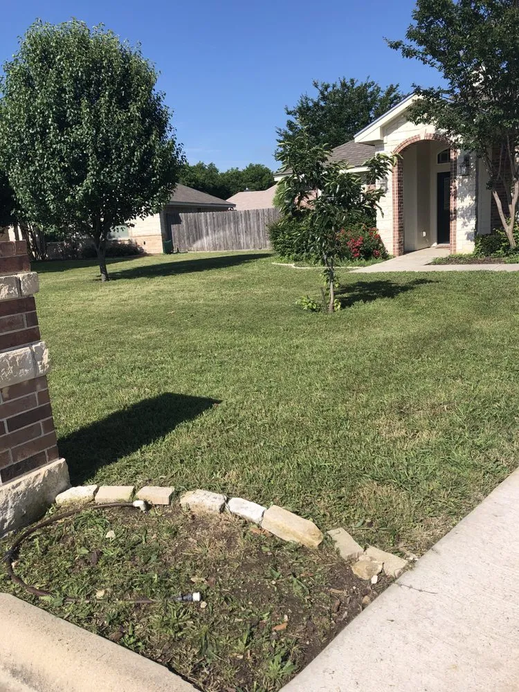 Affordable landscape design in Temple, TX by EZ Landscaping
