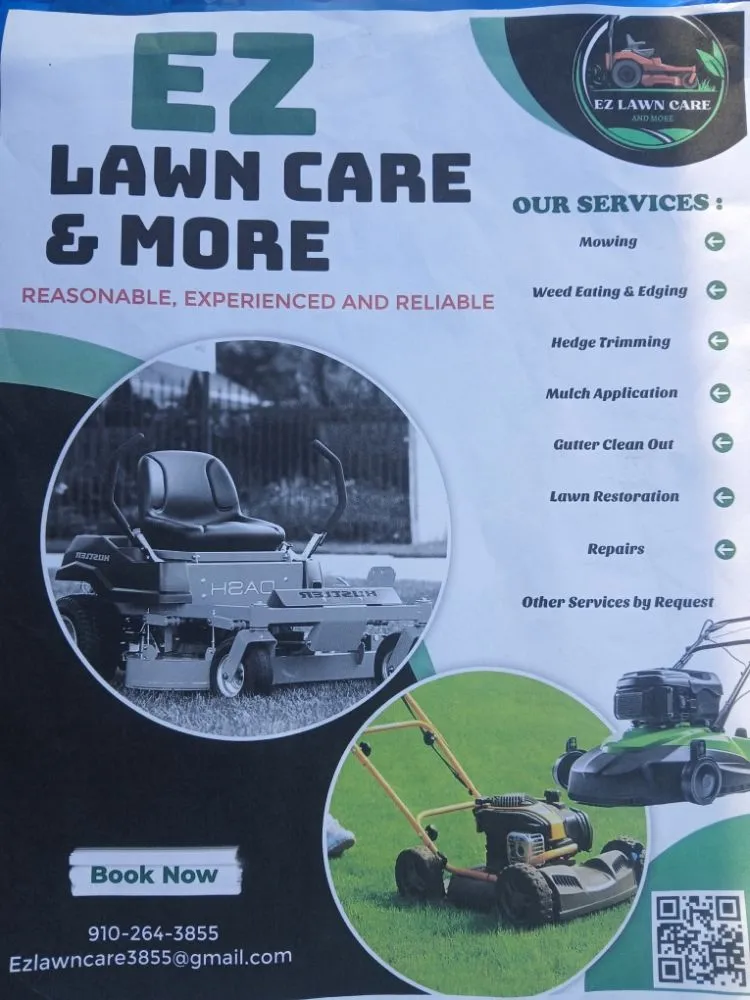 Reliable landscaping services in Wilmington, NC by EZ Lawn Care & More