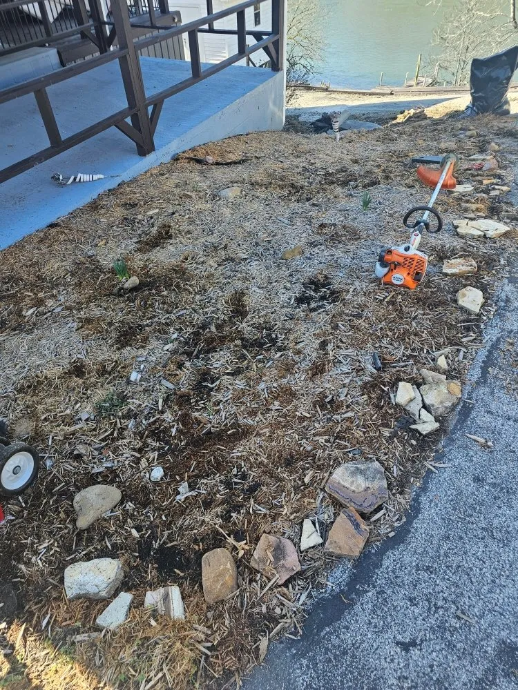 Custom yard cleanup service for year-round maintenance in Johnson City, TN by EZ Mowing and Property Maintenance